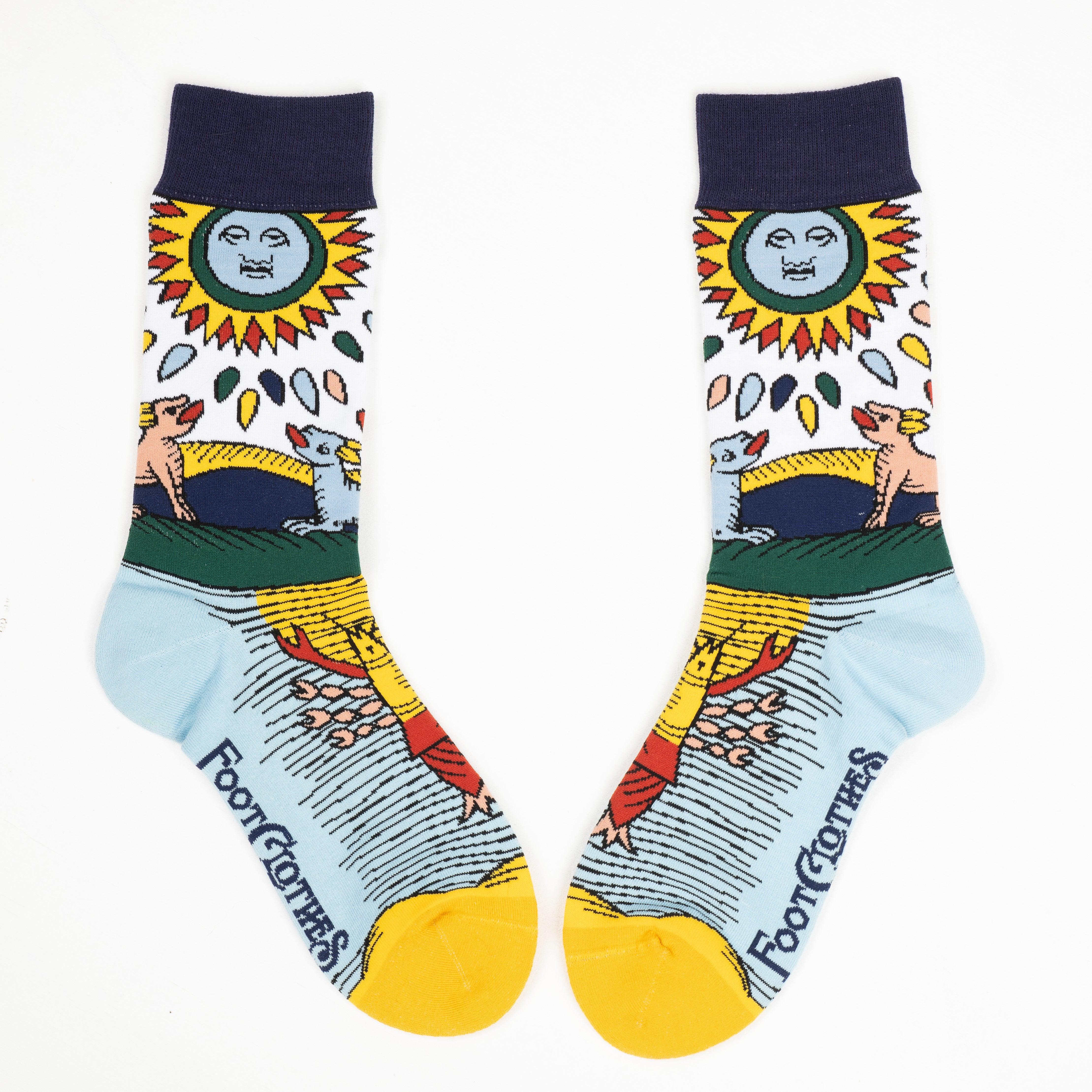 Jean Noblet La Lune Sock FootClothes x Artisan Tarot - FootClothes
