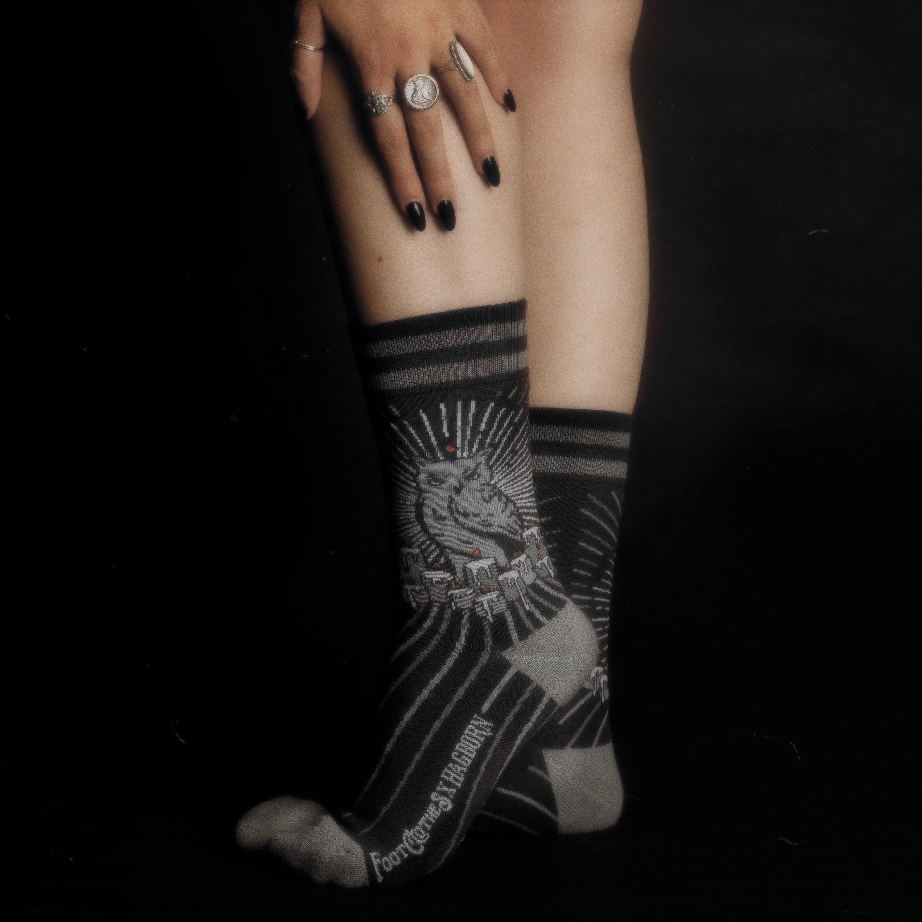 Night Owl FootClothes x Hagborn Collab Socks - FootClothes