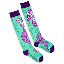 Load image into Gallery viewer, PREORDER Sea Siren Knee High Socks - FootClothes
