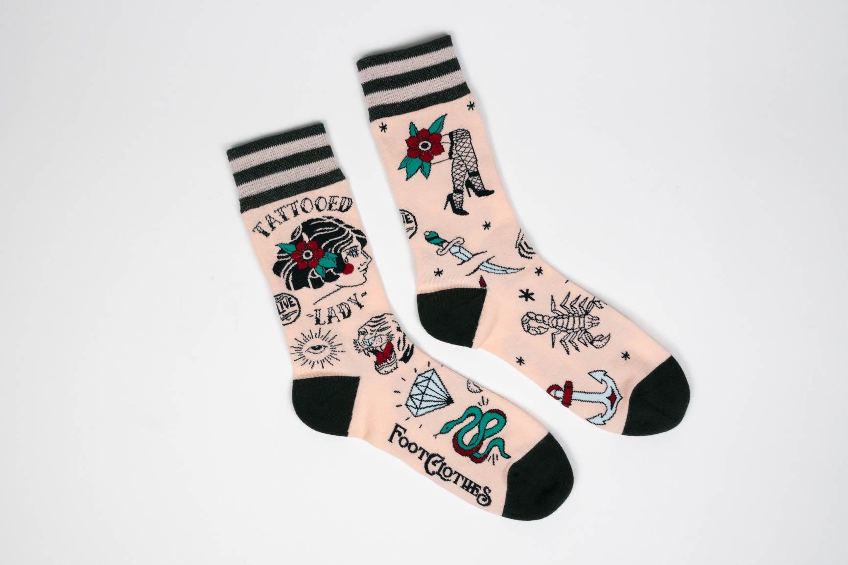 Two-Headed Tattooed Fortune Teller Pack - FootClothes