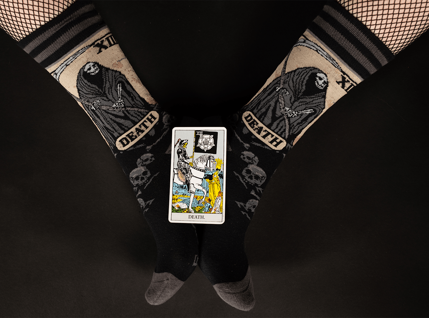 Death Tarot Card Socks - FootClothes