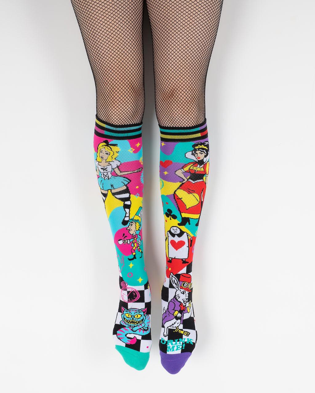 Down the Rabbit Hole Knee High Socks | FootClothes | Socks | 0905