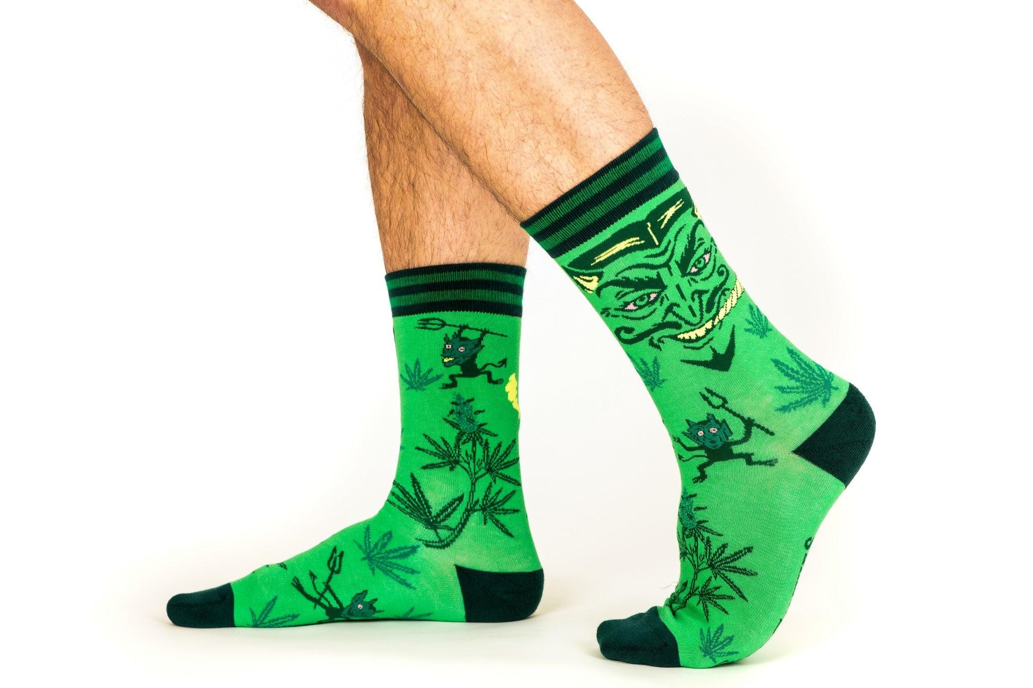 The Devil's Lettuce Crew Socks - FootClothes
